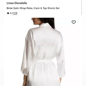 Elegant White Bridal Robe